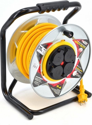 Изображение Pagarinātājs saritināms uz spoles AWTools AW70265; 50 m; 3x2,5 mm; IP44