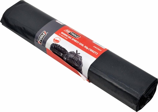 Изображение AWTools Worki na mieci 120l 50µ 10szt. (AW23603)