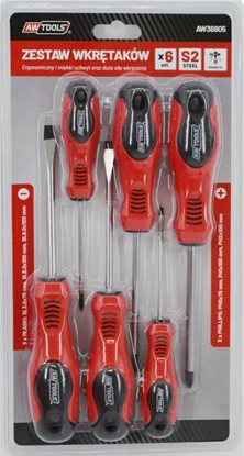 Изображение AWTools Zestaw wkrtaków S2 6szt. (AW36805)