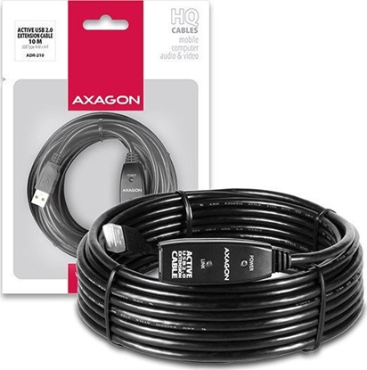 Picture of CABLE USB2.0 A-M/A-F ACTIVE/10M ADR-210 AXAGON