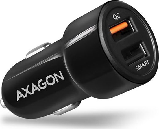 Picture of MOBILE CHARGER CAR USB 2PORT/31.5W PWC-QC5 AXAGON
