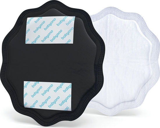 Picture of BabyOno 298/02-WKADKI LAKTACYJNE NATURAL NURSIN G 24SZT CZARNE