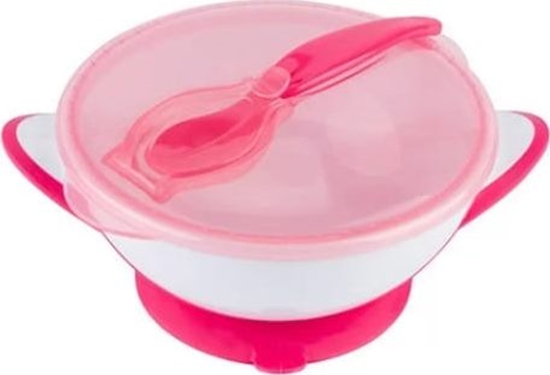 Picture of BabyOno Miseczka dla dzieci z przyssawk i yeczk róowy Baby Ono