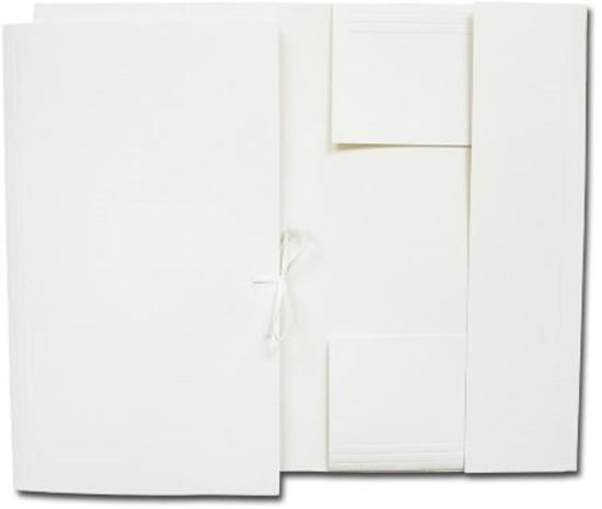 Picture of Barbara teczka wizana tekturowa biaa (0401000)