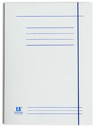 Picture of Barbara teczka z gumk biaa (0821021)