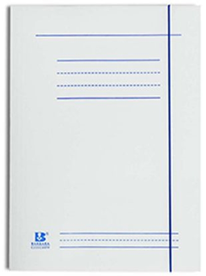 Picture of Barbara teczka z gumk biaa (0821021)