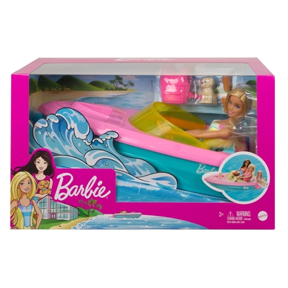 Picture of Barbie Doll And Boat