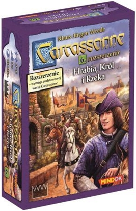 Изображение Bard Dodatek do gry Carcassonne: Hrabia, król i rzeka (II Edycja)
