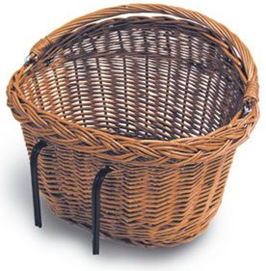 Picture of Basil Kosz na kierownic/baganik DETROIT mocowanie na haki, wiklinowy brzowy (BAS-15021)