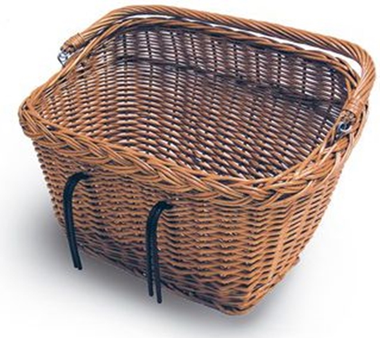 Picture of Basil Kosz na kierownic/baganik DUBLIN mocowanie na haki, wiklinowy brzowy (BAS-15008)