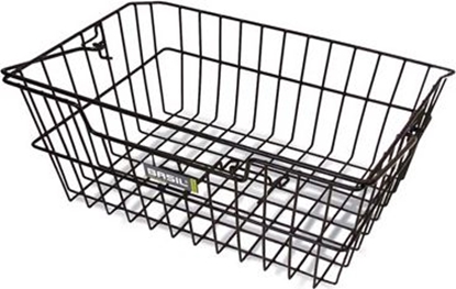 Attēls no Basil Kosz na tylny baganik CAIRO Bottom hooks, stalowy czarny (BAS-11011)