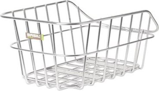 Picture of Basil Kosz na tylny baganik CENTO ALU Mounting set for CENTO basket, aluminiowy srebrny (BAS-11188)