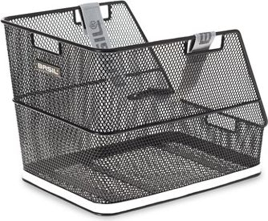 Picture of Basil Kosz na tylny baganik CLASS Bottom hooks, stalowy czarny (BAS-11204)