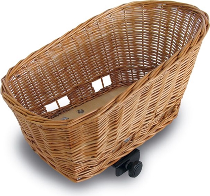 Attēls no Basil Kosz Na Tylny Baganik PASJA Dla Zwierzt 45cm SENNA System Clamp Device Wiklinowy Varnished Natural (BAS-54016)