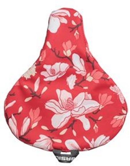 Picture of Basil Pokrowiec na siodo MAGNOLIA SADDLE COVER wododporny, poppy red (NEW) - BAS-50474