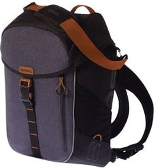 Picture of Basil Sakwa turystyczna pojedyncza plecak MILES DAYPACK 14L, mocowanie na haki, wodoodporny poliester, granatowa (BAS-17665)