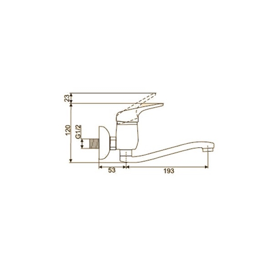Picture of Bateria kuchenna Hydroland Joker cienna chrom (B294)