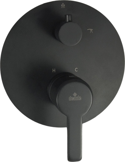 Изображение Bateria prysznicowa Deante BAT. ARNIKA NERO NATRYSKOWA PODTYNKOWA Z PRZECZNIKIEM NATRYSKU