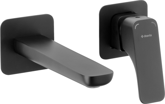 Изображение Bateria umywalkowa Deante Hiacynt podtynkowa czarny mat (BQH_N54L)