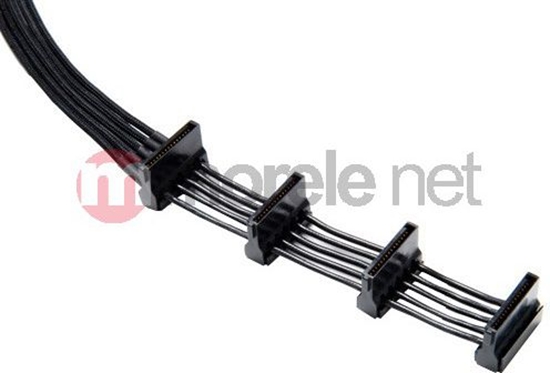 Picture of be quiet! Molex - SATA x4, 0.4m, Czarny (CS3440)