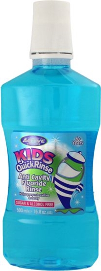 Picture of Beauty Formulas Active Oral Care Płyn do płukania ust dla dzieci Quick Rinse 500ml