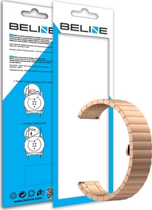 Attēls no Beline Beline pasek Watch 20mm Beauty róowe zoto/rose gold