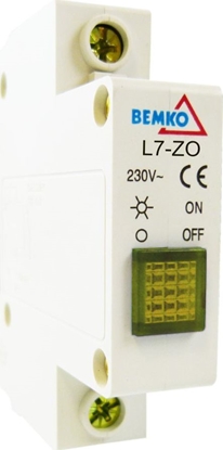 Picture of Bemko Kontrolka sygnalizacyjna 1-fazowa żółta Wskaźnik obecności fazy lampka A15-L7-ZO Bemko 2020