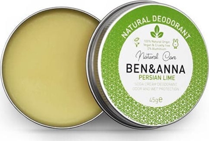 Attēls no Ben&Anna BEN ANNA_Natural Deodorant naturalny dezodorant w kremie w metalowej puszce Persian Lime 45g