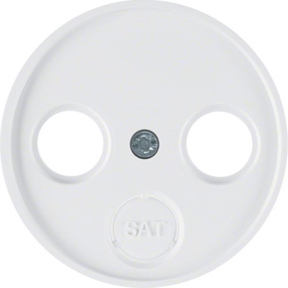 Изображение Berker Pytka czoowa do gniazda antenowego biay poysk (12032089)