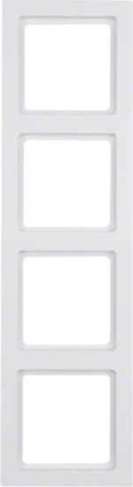 Picture of Berker Ramka poczwórna Q.3 biay aksamit (10146099)