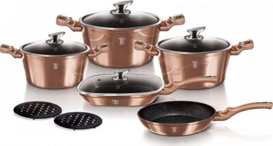 Picture of Berlinger Haus KOMPLET GARNKÓW 11-EL. BERLINGER HAUS METALLIC LINE ROSEGOLD BH-6191