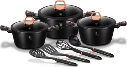 Picture of Berlinger Haus Zestaw garnków granitowych berlinger haus bh-6154 black rose!