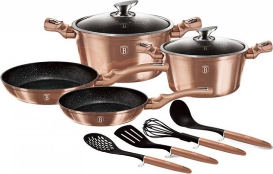 Picture of Berlinger Haus ZESTAW GARNKÓW GRANITOWYCH BERLINGER HAUS BH-6142 ROSE GOLD