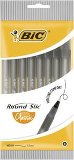 Изображение Bic Dugopis round stick czarny pouch 8 928498