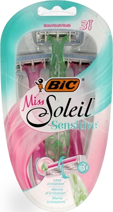 Attēls no Bic Maszynka do golenia Miss Soleil 3 Sensitive 1op.-3szt