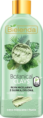 Изображение Bielenda Botanical Clays Zielona Glinka Płyn micelarny do twarzy 500ml