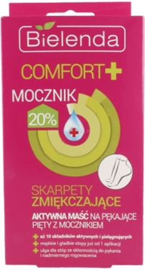 Picture of Bielenda Comfort + Aktywna ma na pkajce pity z mocznikiem - skarpety zmikczajce 2x6ml