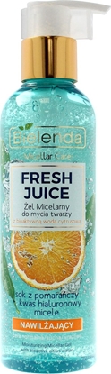 Attēls no Bielenda Fresh Juice Żel micelarny nawilżający z wodą cytrusową Pomarańcza 190g