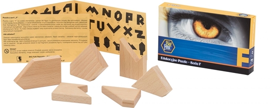 Picture of Big Fun Republic Edukacyjne Puzzle - seria F