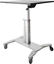 Attēls no StarTech Mobile Sit Stand Workstation Czarno-Srebrne 80 cmx60 cm