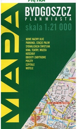Attēls no Bydgoszcz 1:21 000 plan miasta