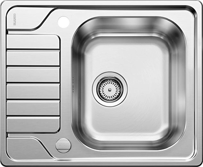 Изображение Zlewozmywak Blanco  Dinas 45 S Mini Stal szczotkowana, odwracalny, korek auto.