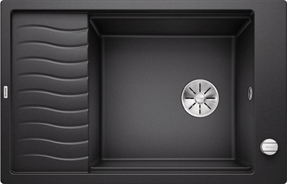 Изображение Zlewozmywak Blanco Elon XL 6 S Silgranit antracyt z korkiem automatycznym InFino, kratka ociekowa (524834)