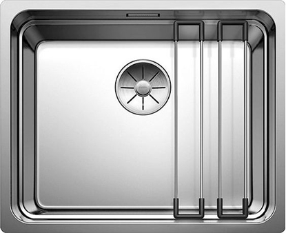 Изображение Zlewozmywak Blanco Etagon 500-U stal polerowana z korkiem InFino + szyny (521841)