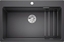Изображение Zlewozmywak Blanco Etagon 8 Silgranit antracyt z korkiem InFino, szyny (525187)