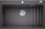 Изображение Zlewozmywak Blanco Etagon 8 Silgranit antracyt z korkiem automatycznym InFino, szyny (525177)