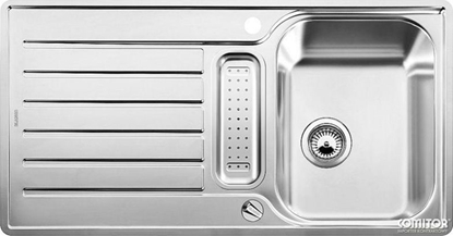 Изображение Zlewozmywak Blanco Lantos 5 S-IF stal szczotkowana z korkiem automatycznym (517281)