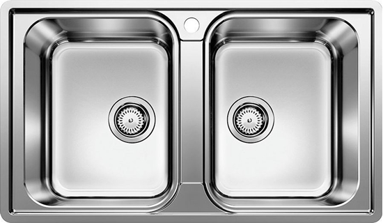 Изображение Zlewozmywak Blanco Lemis 8-IF stal szczotkowana (523039)