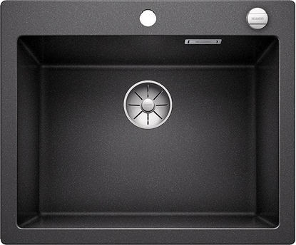 Picture of Zlewozmywak Blanco Pleon 6 Silgranit antracyt z korkiem automatycznym InFino (523686)