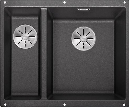 Picture of Zlewozmywak Blanco Subline 340/160-U Silgranit antracyt z korkiem InFino, komora z prawej (523558)